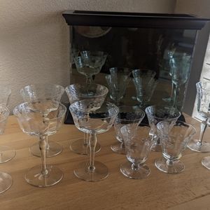 Vintage Princess House Crystal Service 12 Pc RARE!